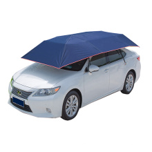 4.2m 4.6m car roof shade cover automatic car umbrellas with remote control Custom Print Car Tent Cover